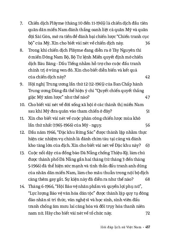 Hỏi Đáp Lịch Sử Việt Nam - Tập 9 - Từ Xuân Mậu Thân (1968) Đến Chiến Dịch Hồ Chí Minh (1965-1975) - Nhóm Nhân Văn Trẻ
