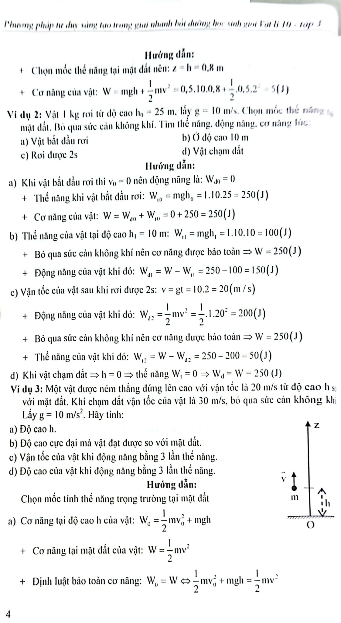Phương Pháp Tư Duy Sáng Tạo Trong Giải Nhanh Bồi Dưỡng Học Sinh Giỏi Vật Lí 10 Tập 3 - Trịnh Minh Hiệp