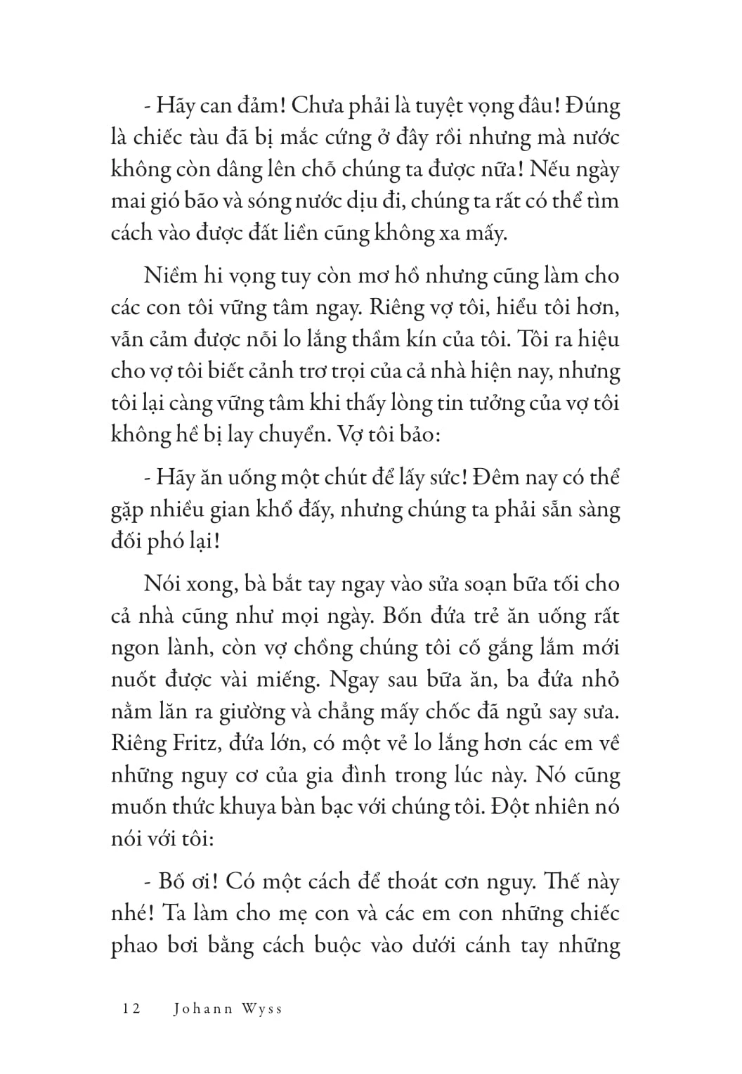 Văn Học Thụy Sỹ - Lớn Lên Trên Đảo Vắng - Johann Wyss