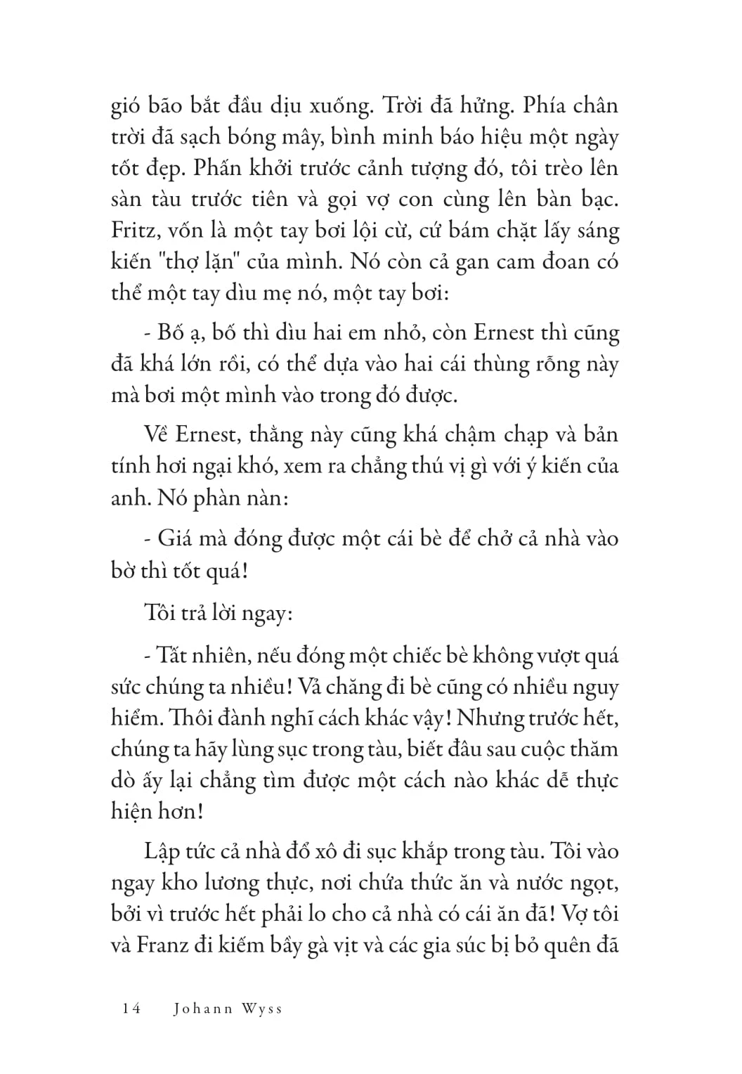 Văn Học Thụy Sỹ - Lớn Lên Trên Đảo Vắng - Johann Wyss