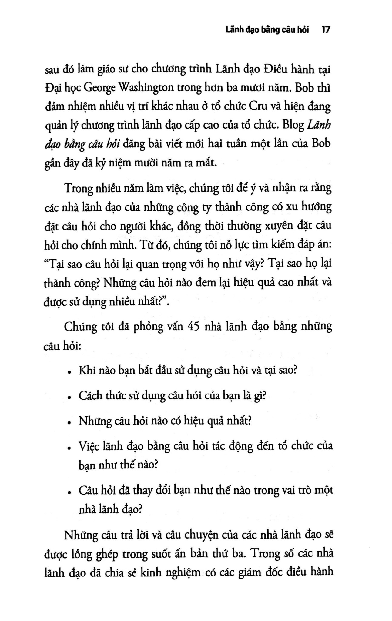 Lãnh Đạo Bằng Câu Hỏi - Leading With Questions - Michael J. Marquardt, Bob Tiede