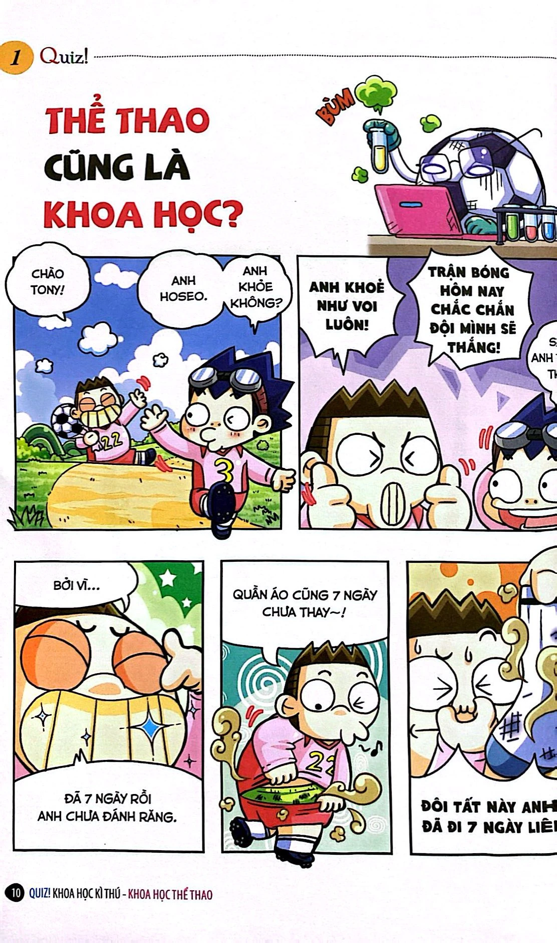 Quiz! Khoa Học Kì Thú - Khoa Học Thể Thao - Son Jong-geun