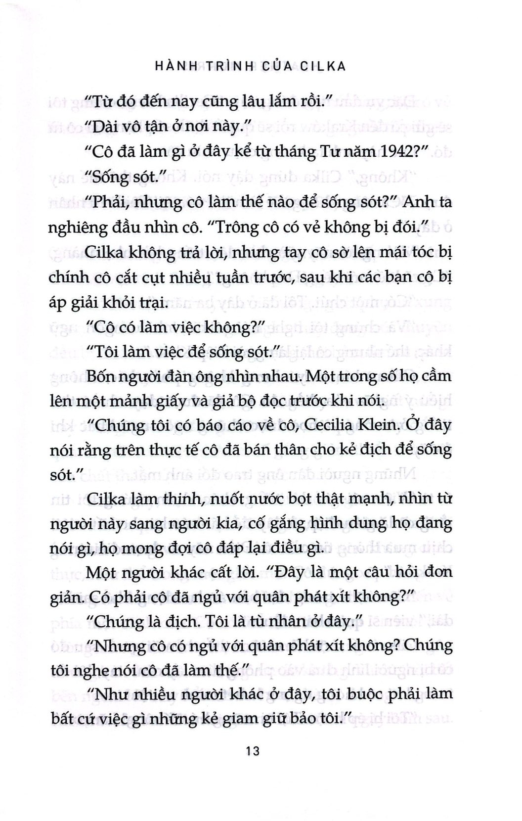 Hành Trình Của Cilka - Phần Tiếp Theo Của Thợ Xăm Ở Auschwitz - 
Heather Morris