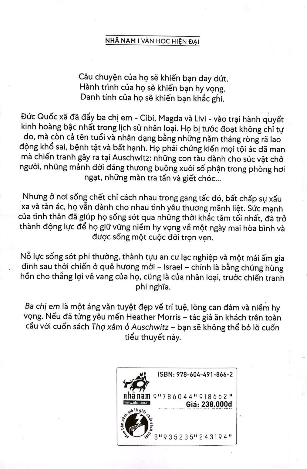 Ba Chị Em - Phần 3 Của Thợ Xăm Ở Auschiwtz - Heather Morris