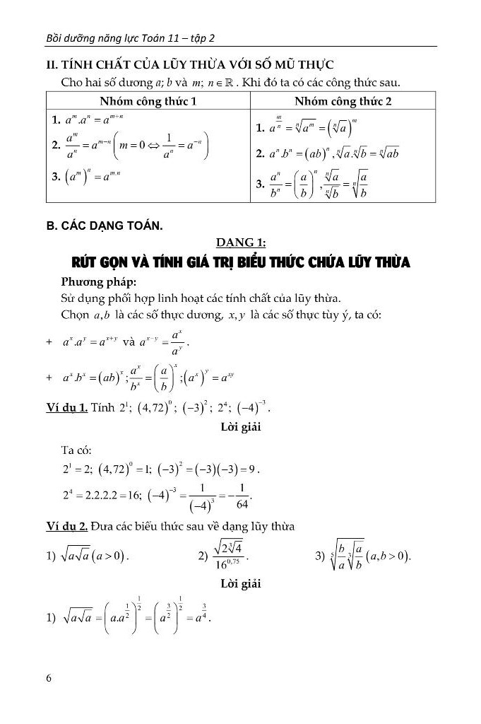 Bồi Dưỡng Năng Lực Toán 11 - Tập 2 Theo Chương Trình Mới (Dùng Chung Cho Các Bộ Sách)  - Nhiều Tác Giả