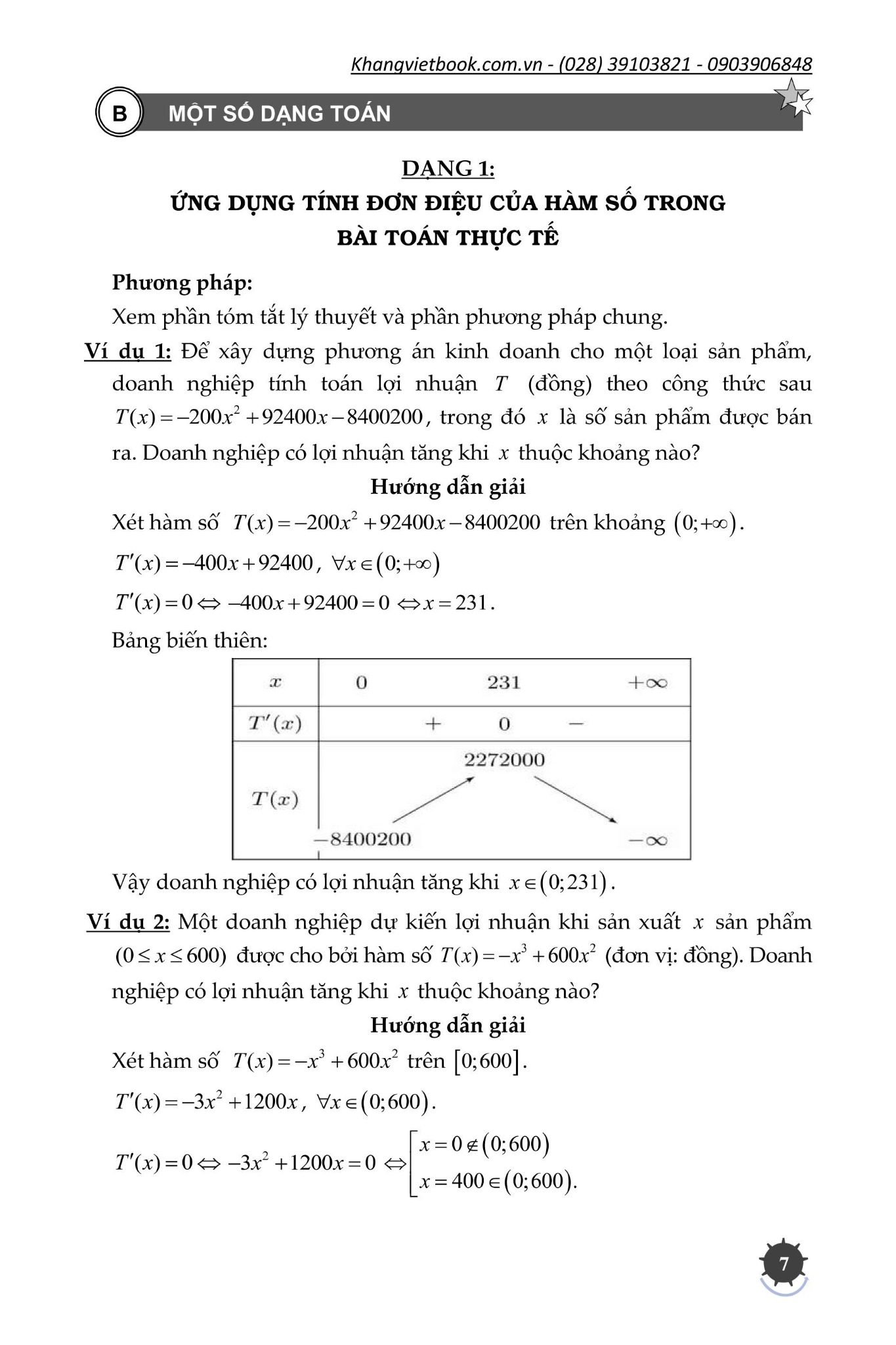 Phương Pháp Giải Các Dạng Toán Thực Tế 12 - Nhiều Tác Giả