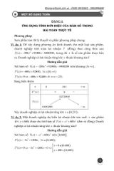 Phương Pháp Giải Các Dạng Toán Thực Tế 12 - Nhiều Tác Giả