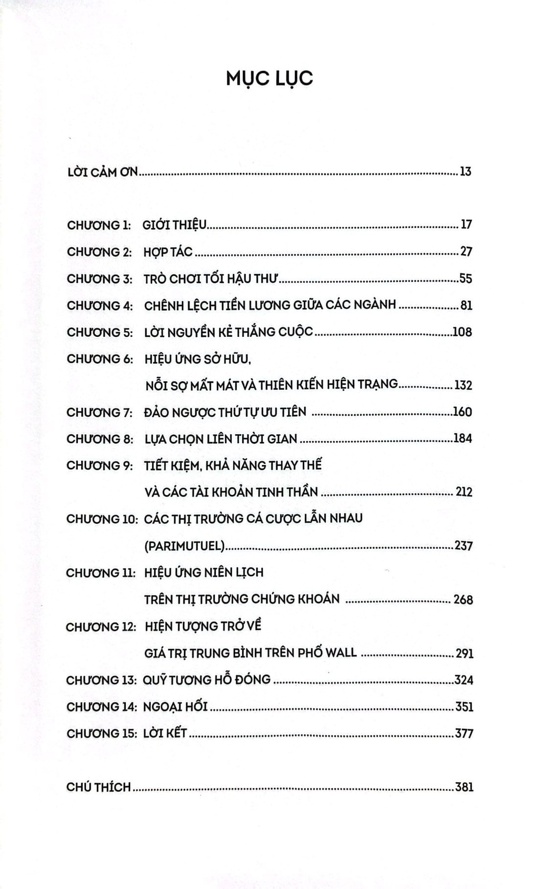 Lời Nguyền Kẻ Thắng Cuộc - The Winner'S Curse - Richard H. Thaler