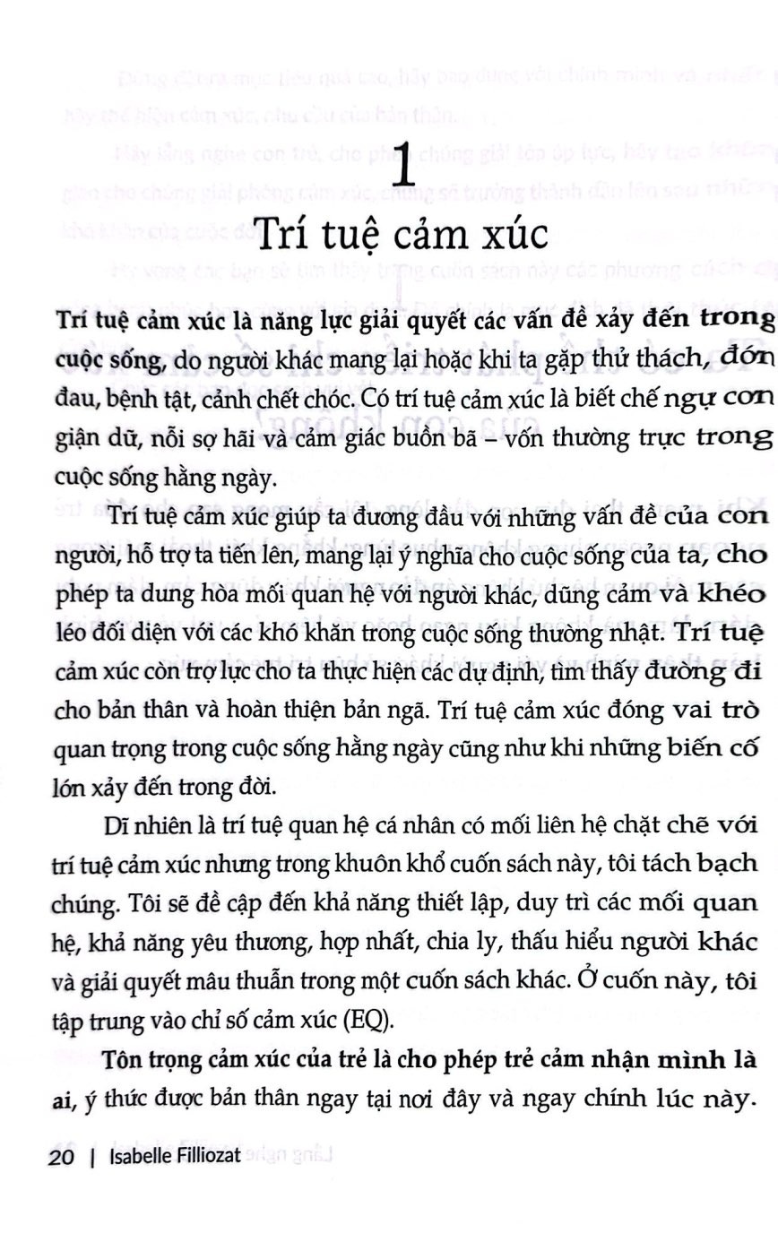Lắng Nghe Cảm Xúc Con Trẻ - 
Isabelle Filliozat