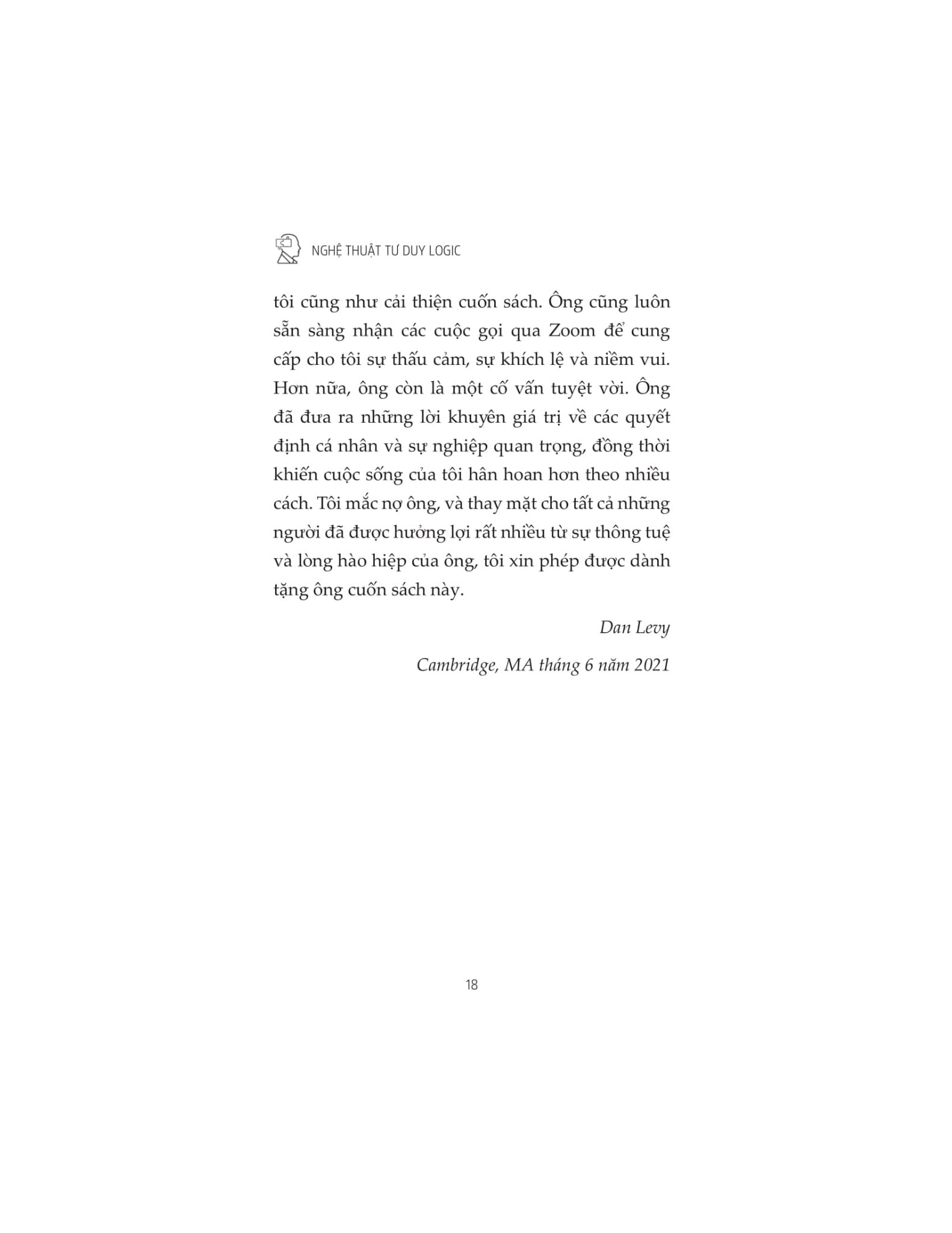 Nghệ Thuật Tư Duy Logic
 - 
Dan Levy