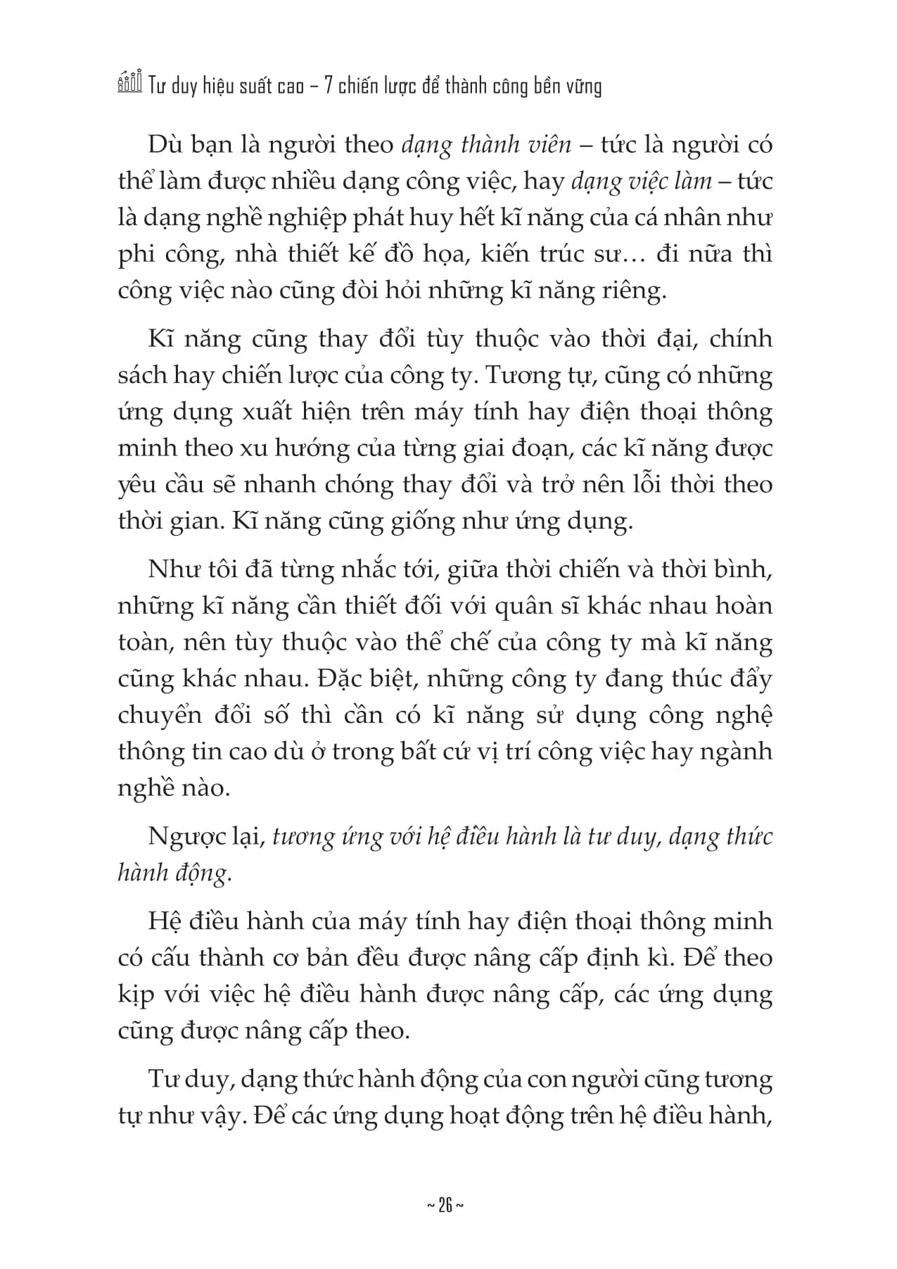 Tư Duy Hiệu Suất Cao – 7 Chiến Lược Để Thành Công Bền Vững - Masumura Takeshi