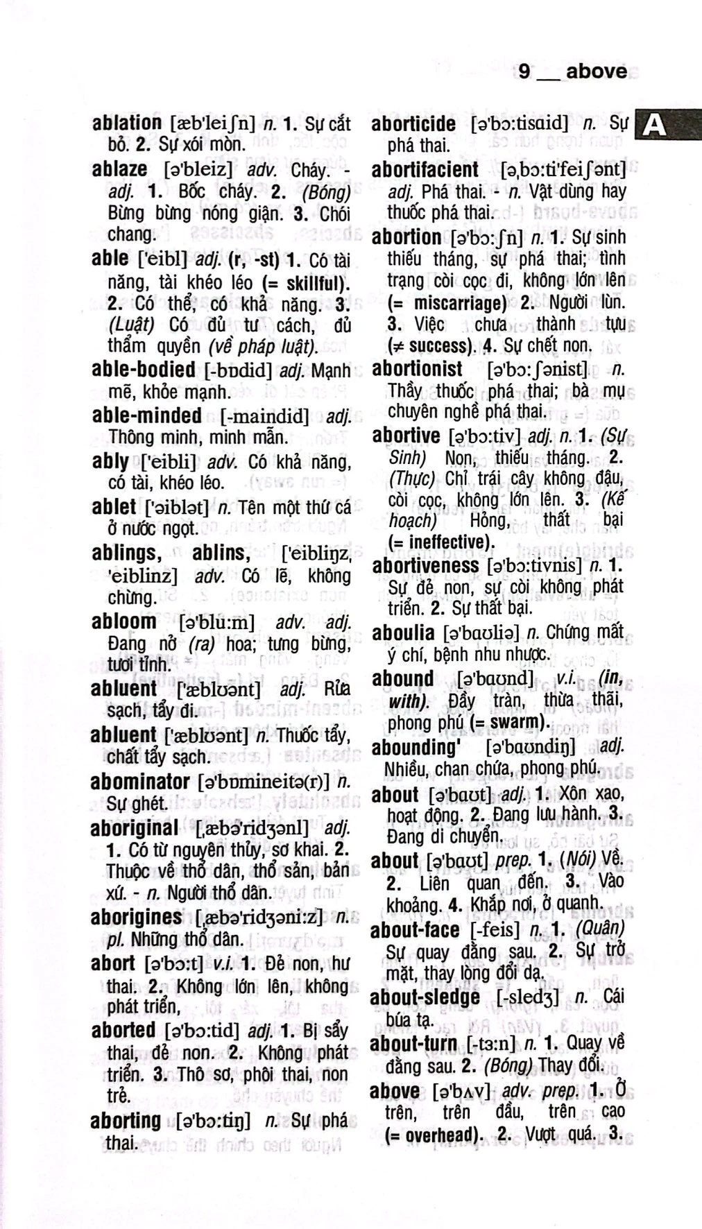 Từ Điển Anh-Việt - English - Vietnamese Dictionary - Trên 145.000 Mục Từ Và Định Nghĩa - Trần Mạnh Tường