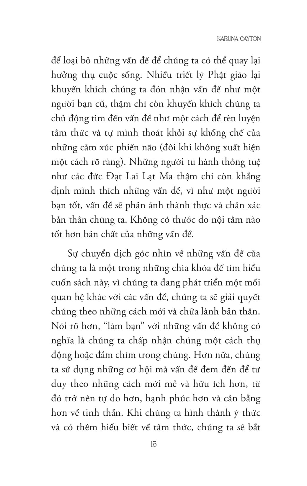 Từ Minh Triết Đến Giác Ngộ - 
Karuna Cayton