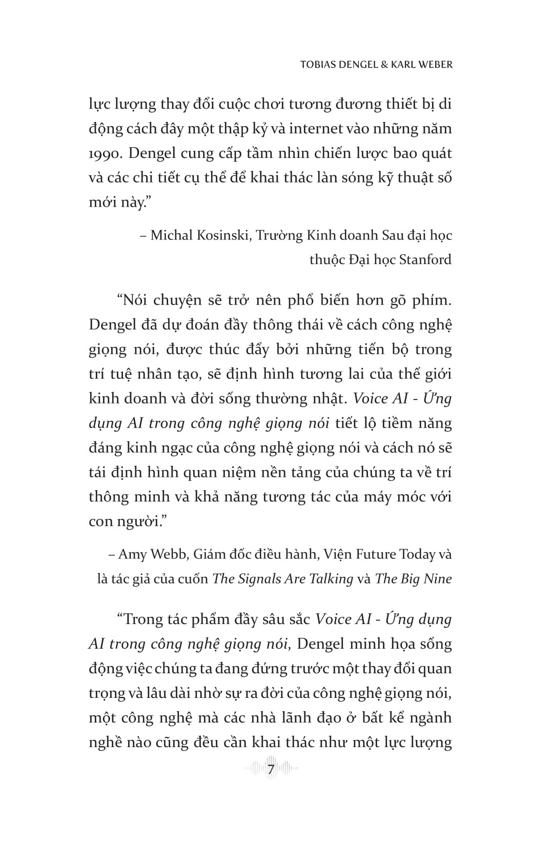 Voice AI - Ứng Dụng AI Trong Công Nghệ Giọng Nói - Tobias Dengel, Karl Weber