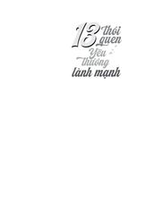 13 Thói Quen Yêu Thương Lành Mạnh - Amy Morin