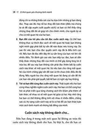  13 Thói Quen Yêu Thương Lành Mạnh - Amy Morin 