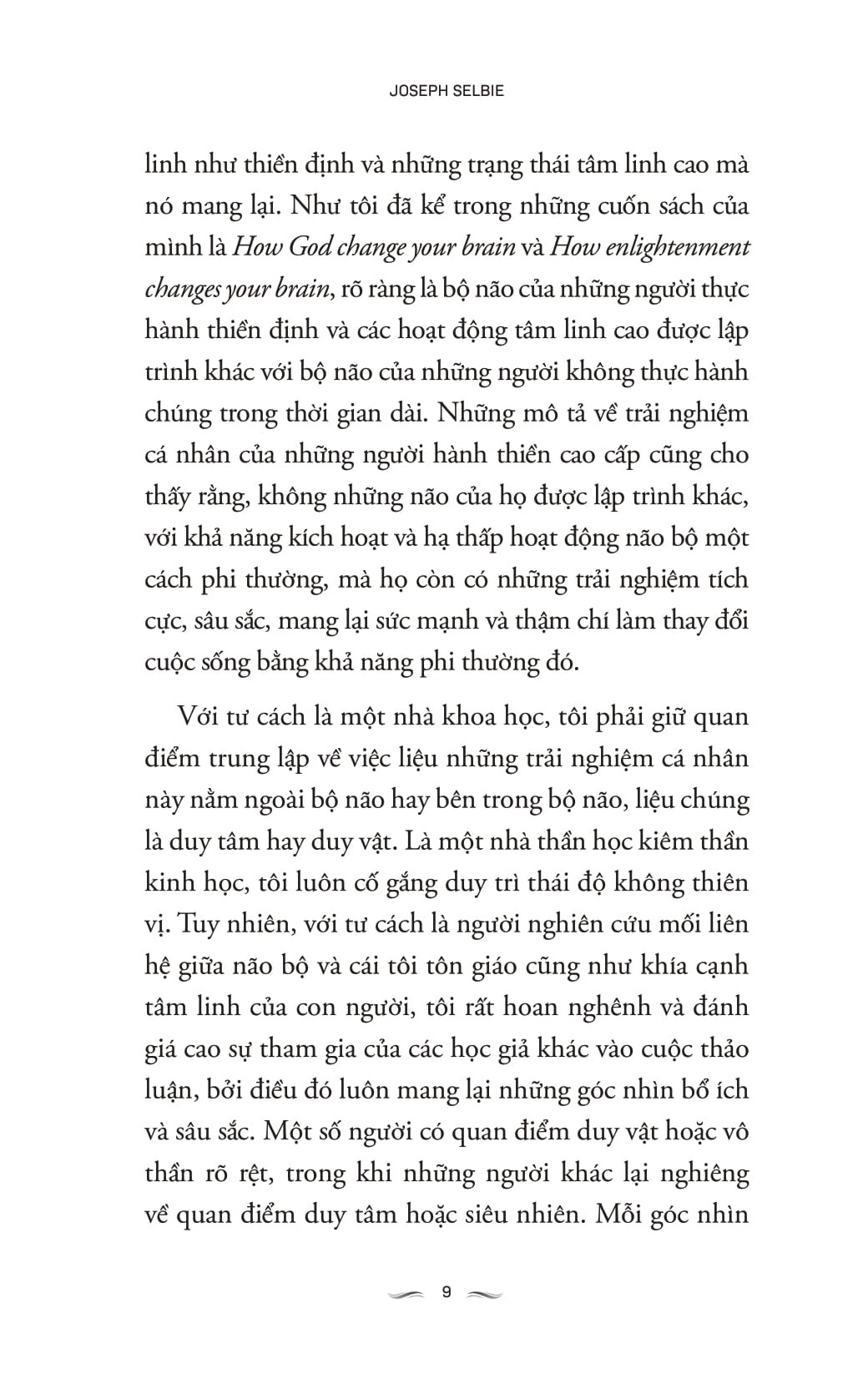 Nhận Thức - Tiềm Thức - Siêu Thức - Joseph Selbie