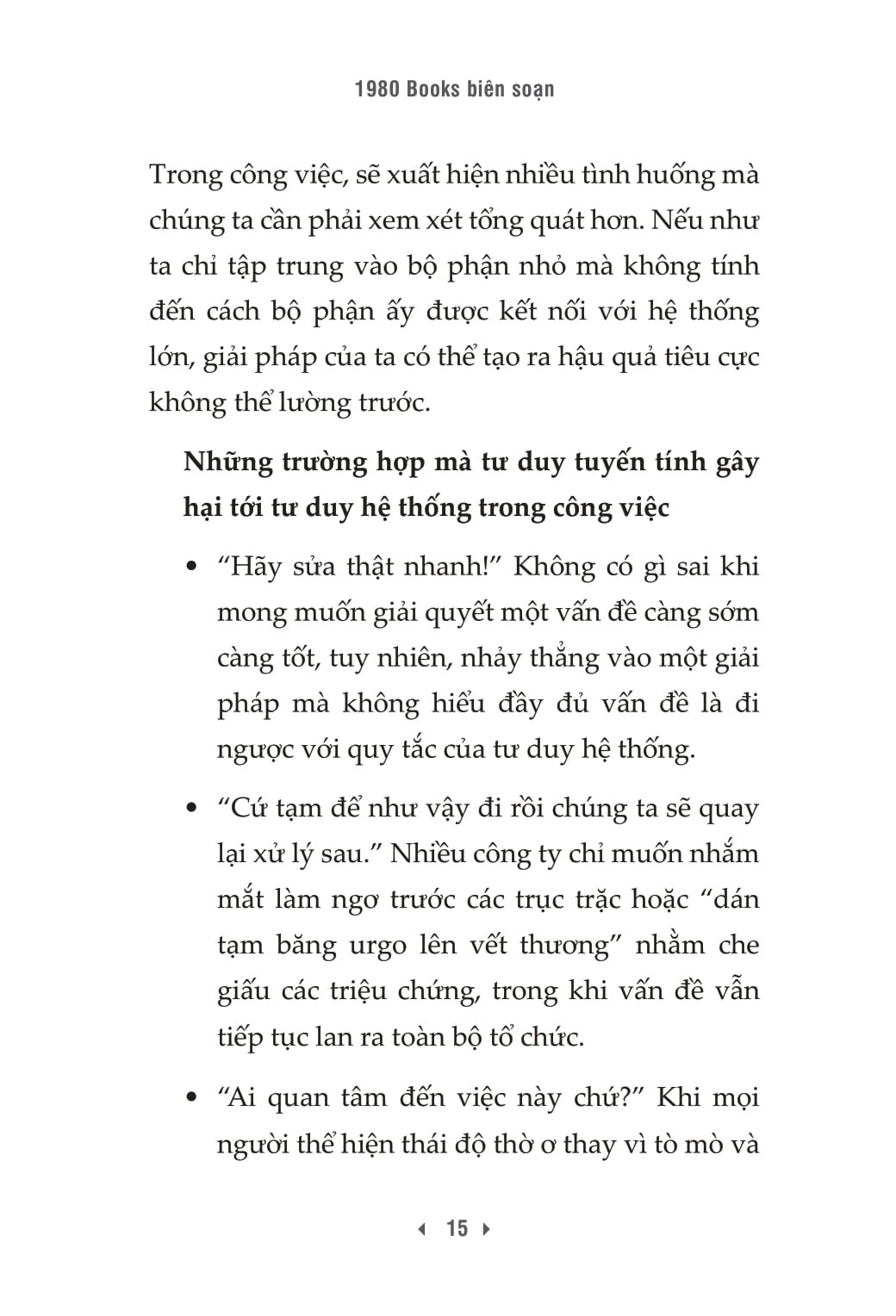 Ứng Dụng Tư Duy Hệ Thống Trong Công Việc - 1980Books