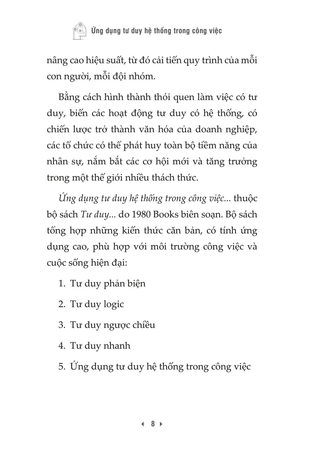 Ứng Dụng Tư Duy Hệ Thống Trong Công Việc - 1980Books