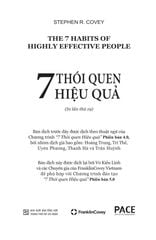 7 Thói Quen Hiệu Quả - The 7 Habits Of Highly Effective People - Stephen R. Covey