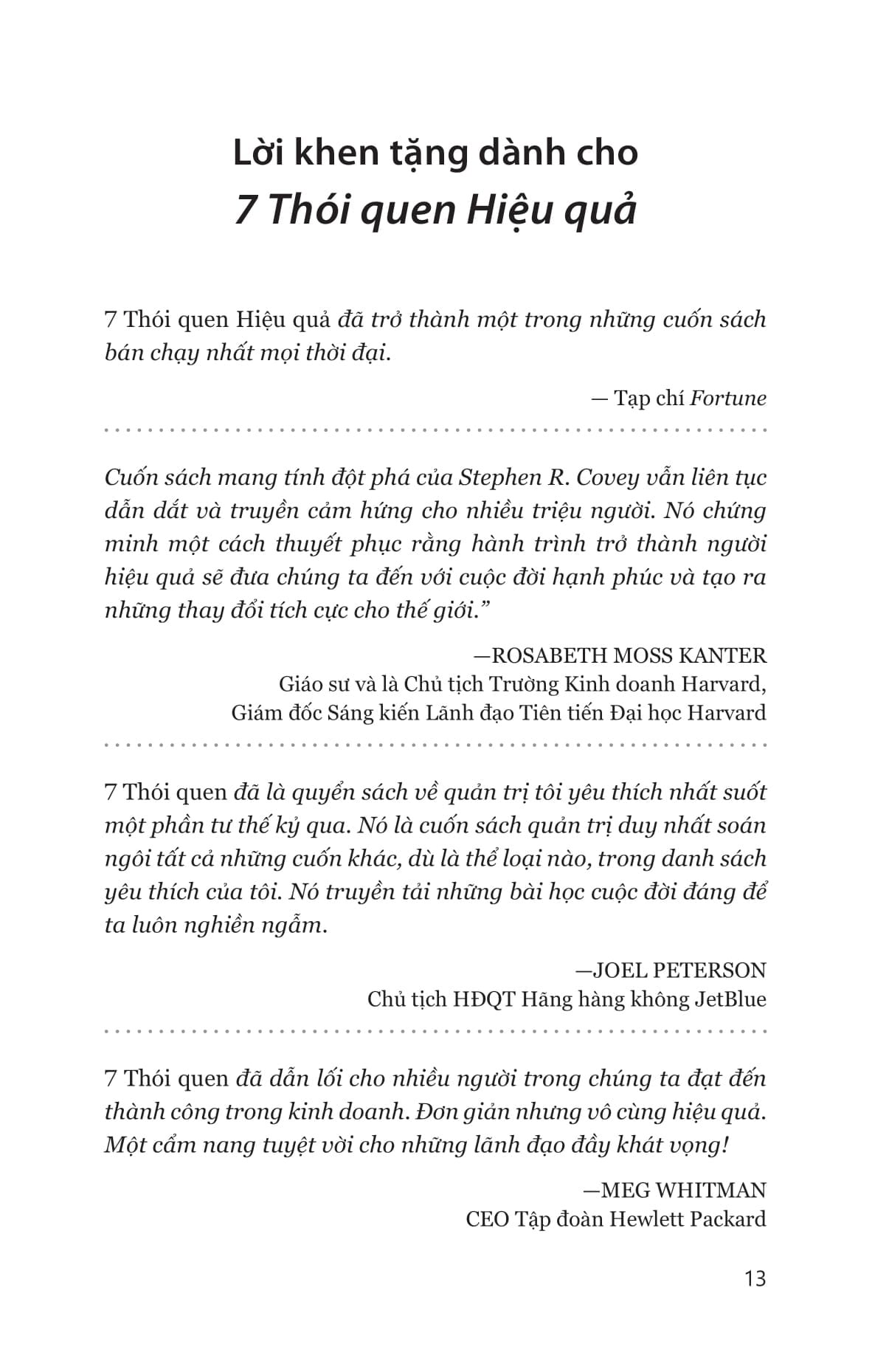 7 Thói Quen Hiệu Quả - The 7 Habits Of Highly Effective People - Stephen R. Covey