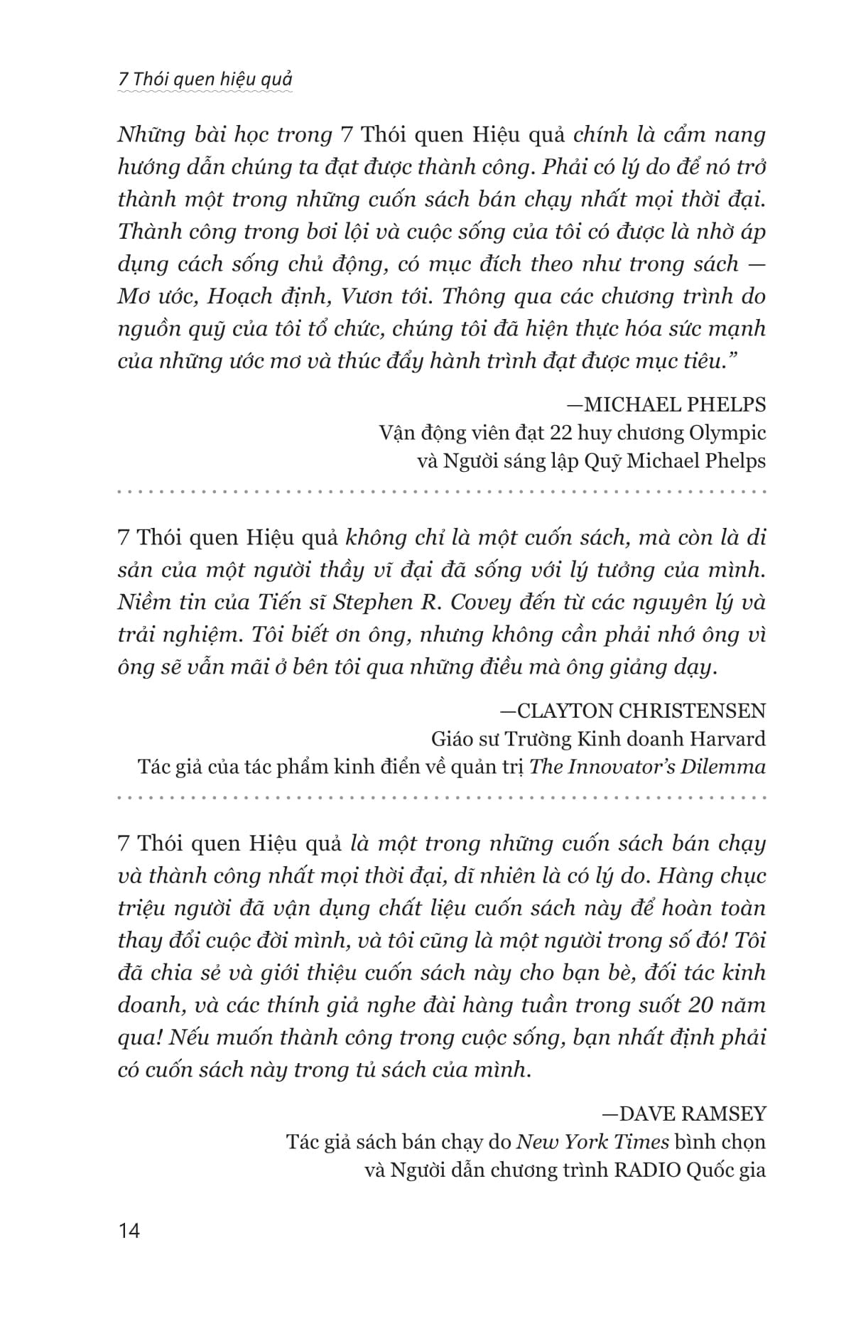 7 Thói Quen Hiệu Quả - The 7 Habits Of Highly Effective People - Stephen R. Covey