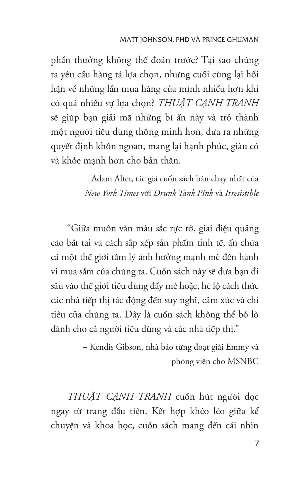 Thuật Cạnh Tranh - Matt Johnson, PhD & Prince Ghuman