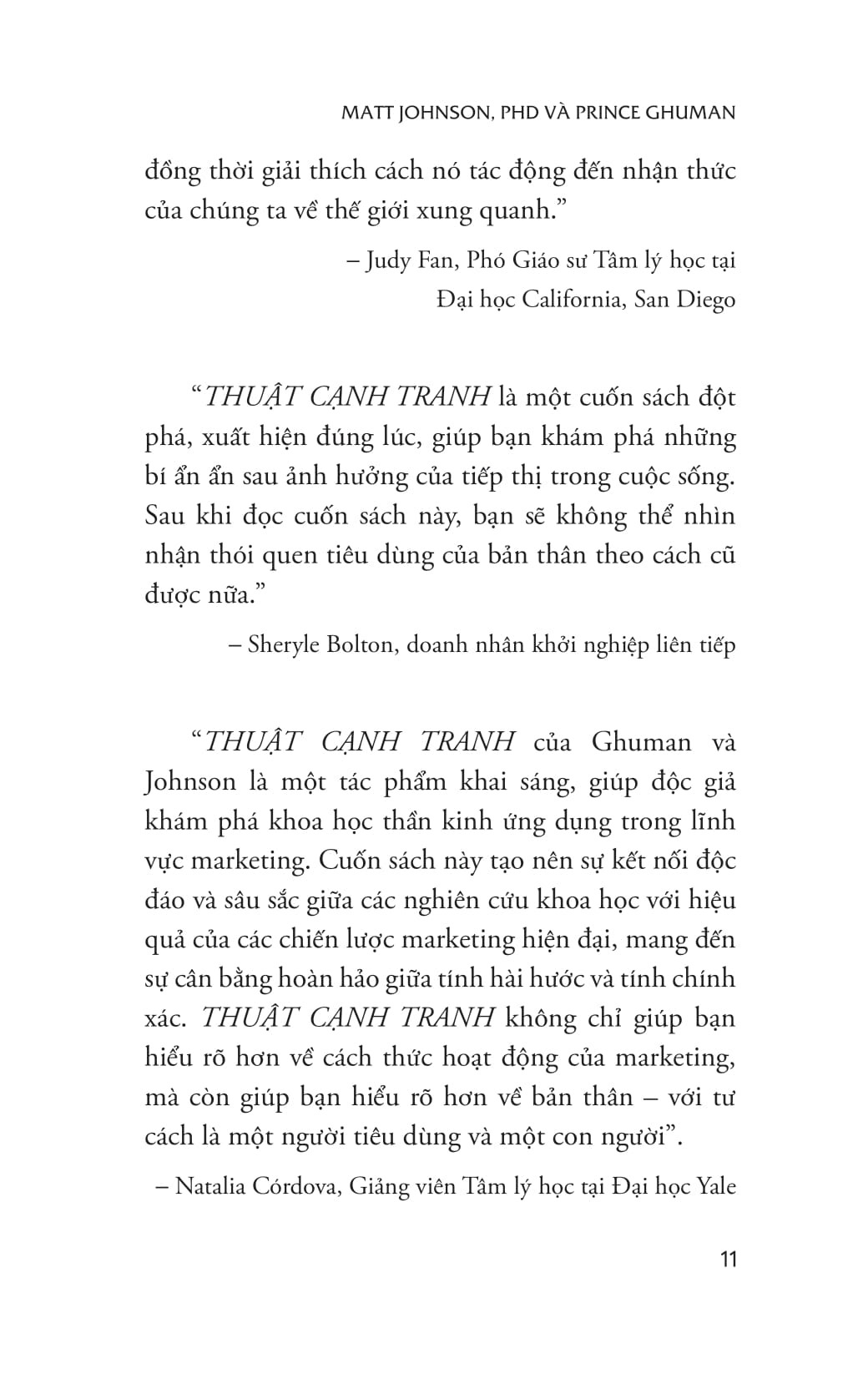 Thuật Cạnh Tranh - Matt Johnson, PhD & Prince Ghuman