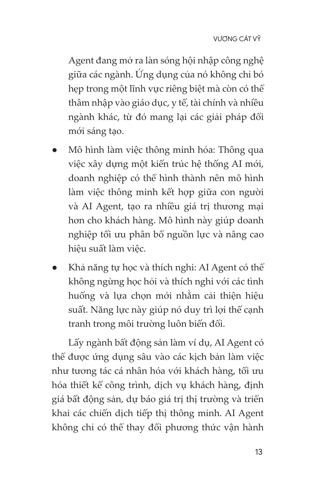 AI Agent - Ứng Dụng - Vương Cát Vỹ