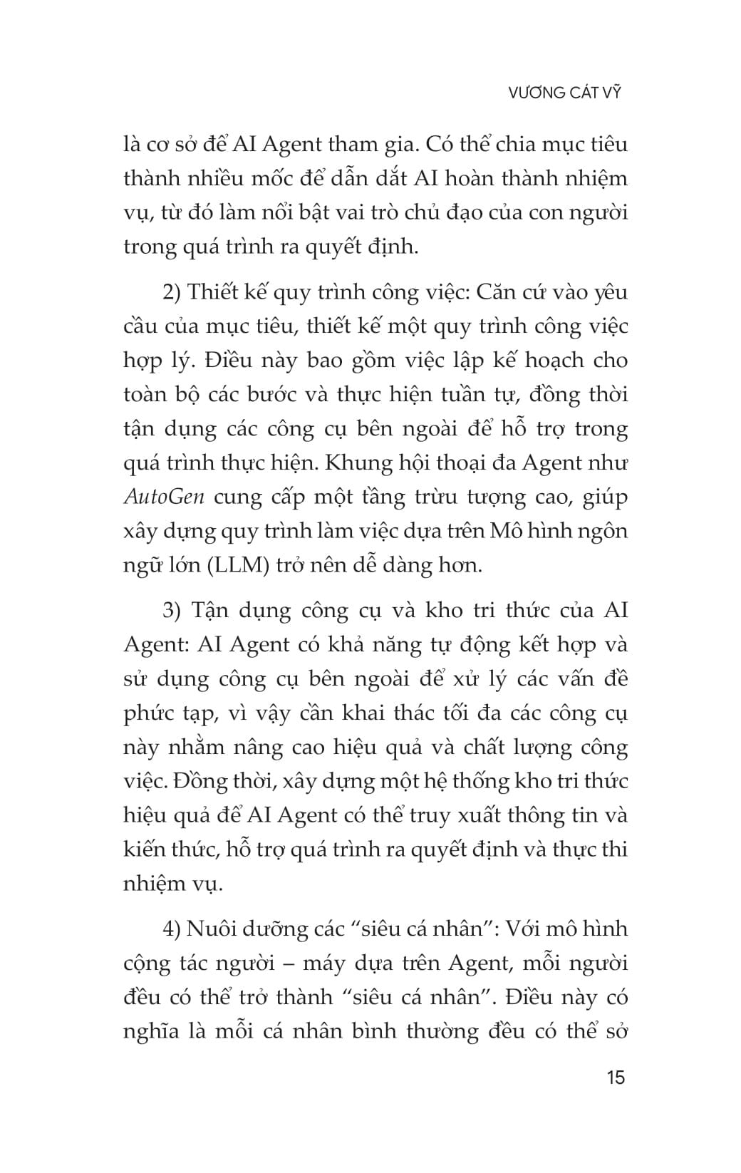 AI Agent - Ứng Dụng - Vương Cát Vỹ