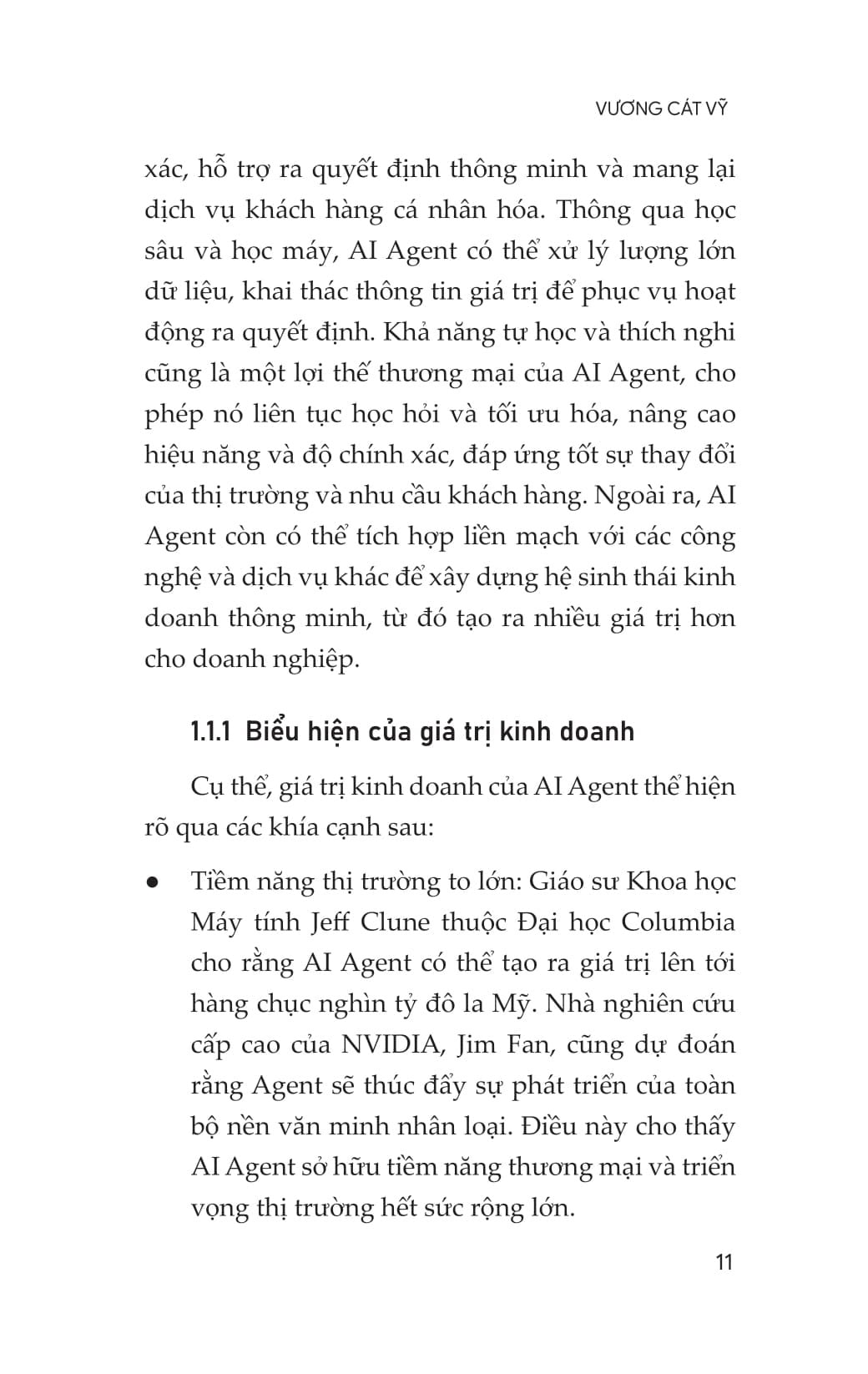 AI Agent - Ứng Dụng - Vương Cát Vỹ