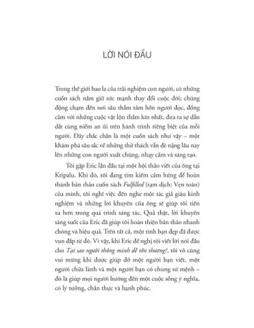  Tại Sao Người Thông Minh Dễ Tổn Thương? - Bộ Công Cụ Để Sống Sót Trong Thế Giới Bất Ổn - TS Eric Maisel 