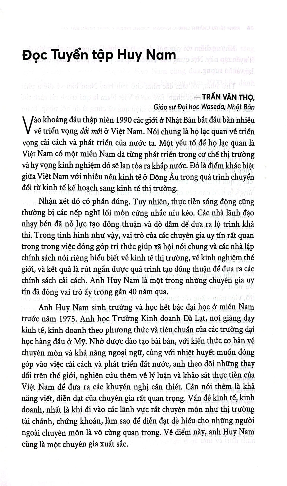 Tuyển Tập Kinh Tế Tài Chánh Chứng Khoán - Tương Thích Và Phát Triển Bắt Kịp - Huy Nam