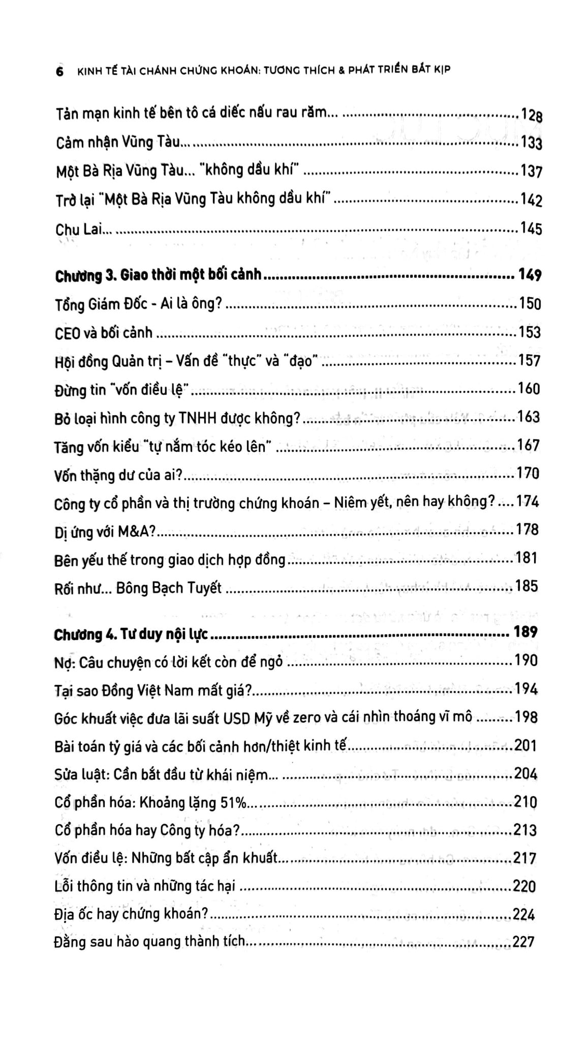 Tuyển Tập Kinh Tế Tài Chánh Chứng Khoán - Tương Thích Và Phát Triển Bắt Kịp - Huy Nam
