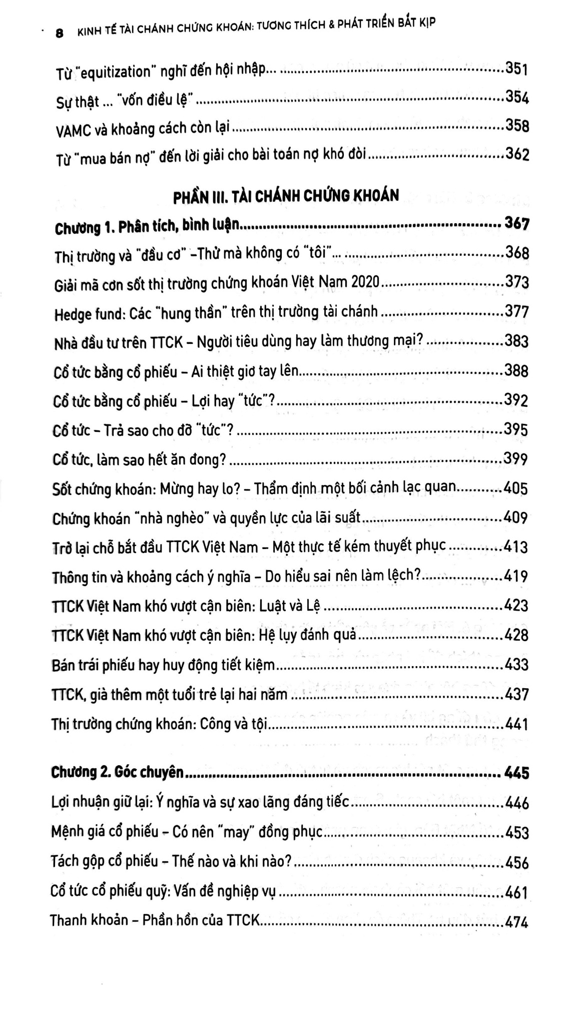Tuyển Tập Kinh Tế Tài Chánh Chứng Khoán - Tương Thích Và Phát Triển Bắt Kịp - Huy Nam
