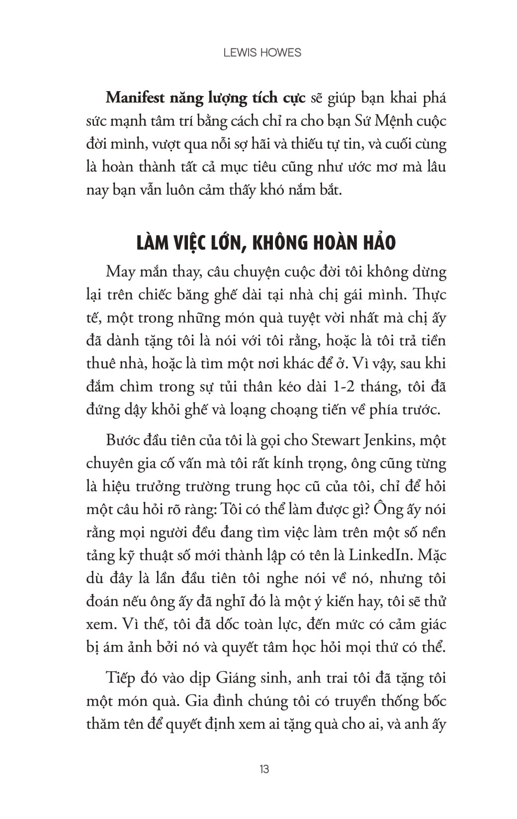 Manifest Năng Lượng Tích Cực - 
Lewis Howes