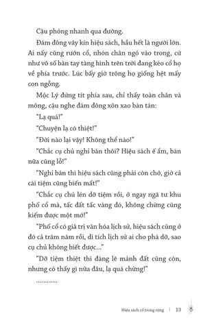  Hiệu Sách Cổ Trong Rừng
 - Sương Tố Lan 