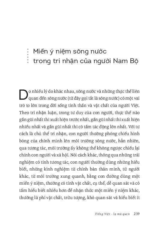 Tiếng Việt Giàu Đẹp - Tiếng Việt Lạ Mà Quen - Trịnh Sâm