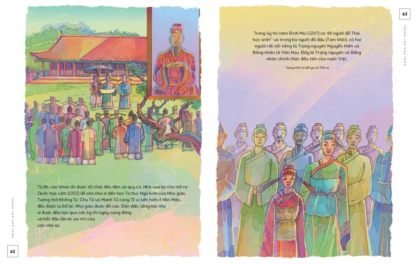 Lịch Sử Việt Nam Bằng Tranh Màu - Thành Lập Nhà Trần (Bìa Mềm) - Trần Bạch Đằng