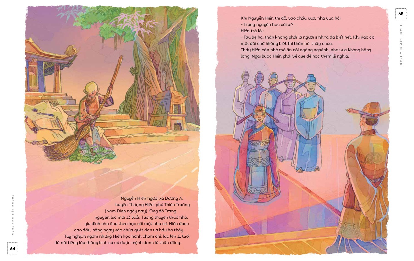 Lịch Sử Việt Nam Bằng Tranh Màu - Thành Lập Nhà Trần (Bìa Mềm) - Trần Bạch Đằng