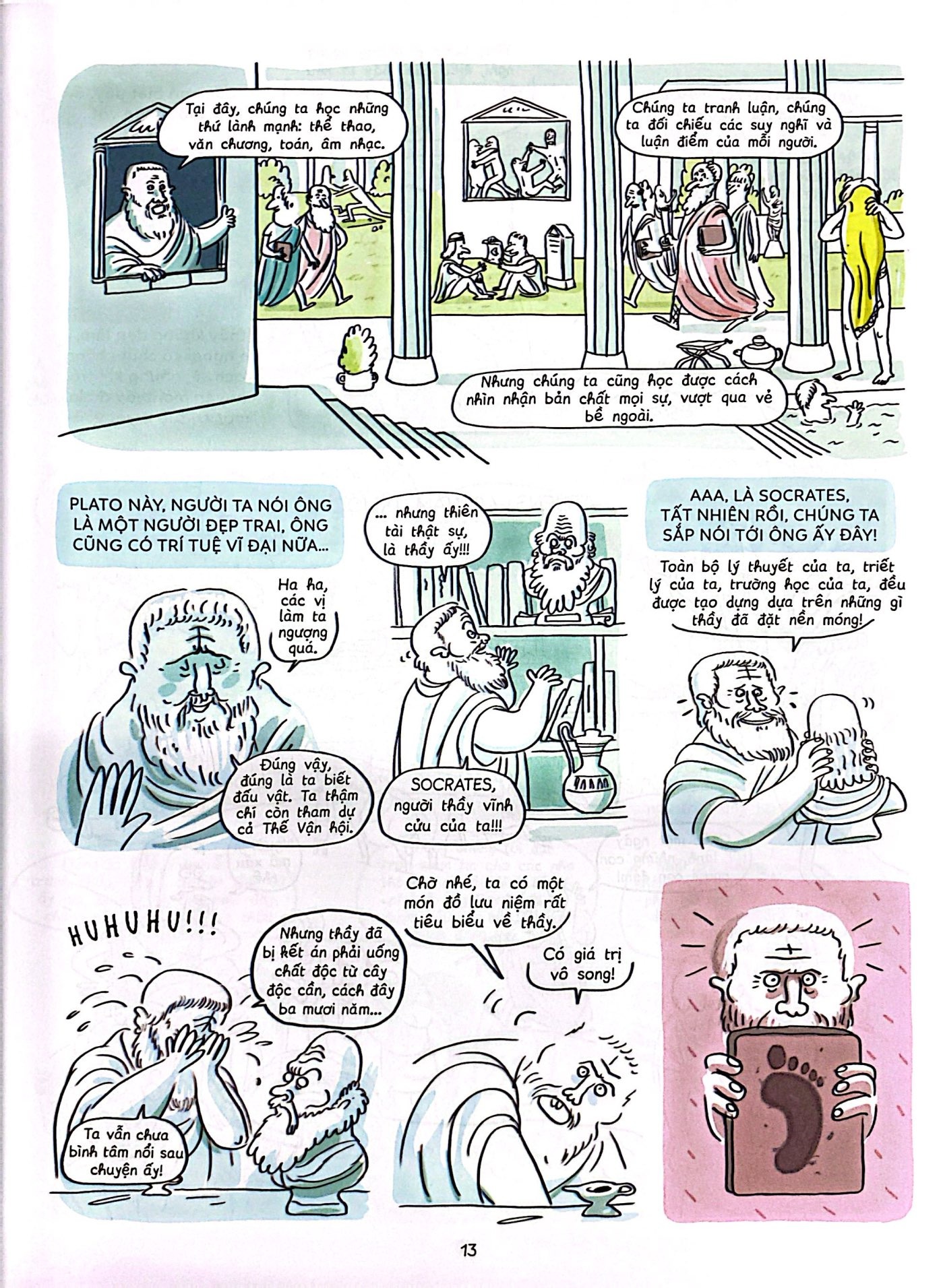 Philocomix - Tập 1 - Các Triết Gia Vĩ Đại Nói Gì Về Hạnh Phúc - 
Jean-Philippe Thivet - Jerome Vermer - Anne-Lise Combeaud