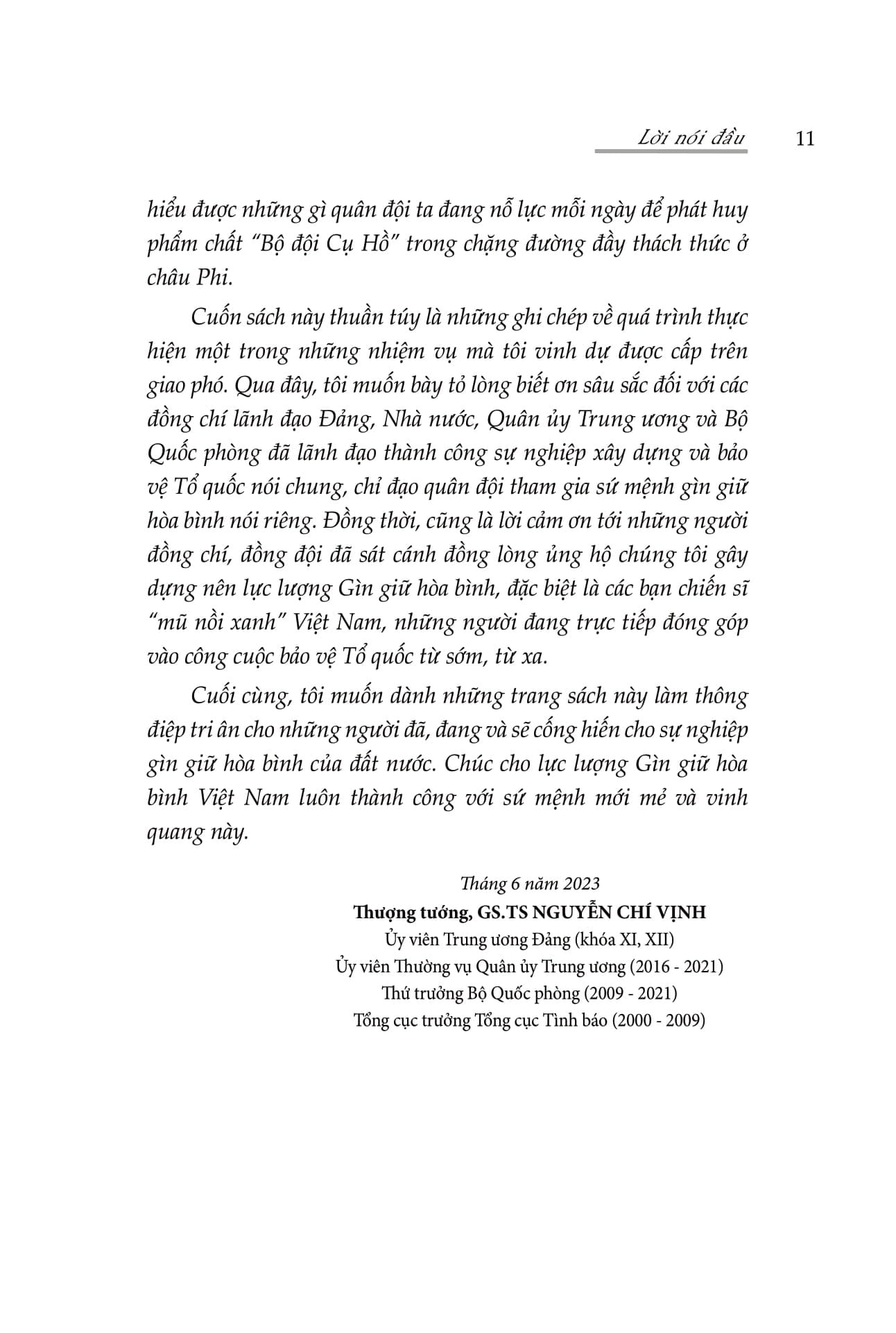 Hành Trình Vì Hòa Bình - Nguyễn Chí Vịnh