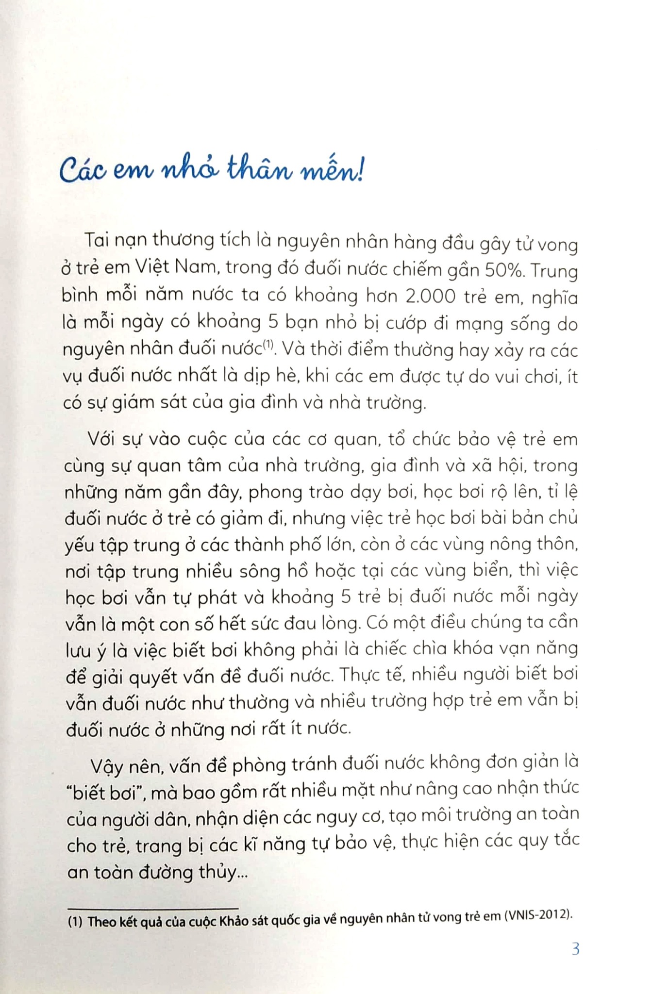 15 Bí Kíp Giúp Tớ An Toàn - Cẩm Nang Phòng Tránh Đuối Nước - Ths. Bs. Nguyễn Trọng An