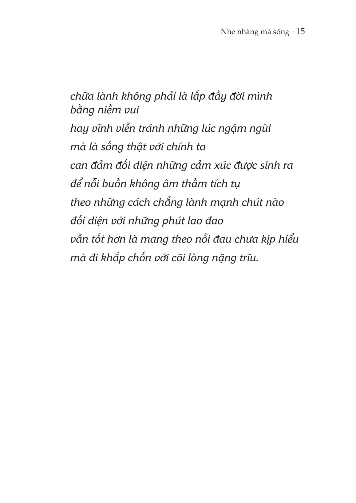 Nhẹ Nhàng Mà Sống - Lighter - Yung Pueblo