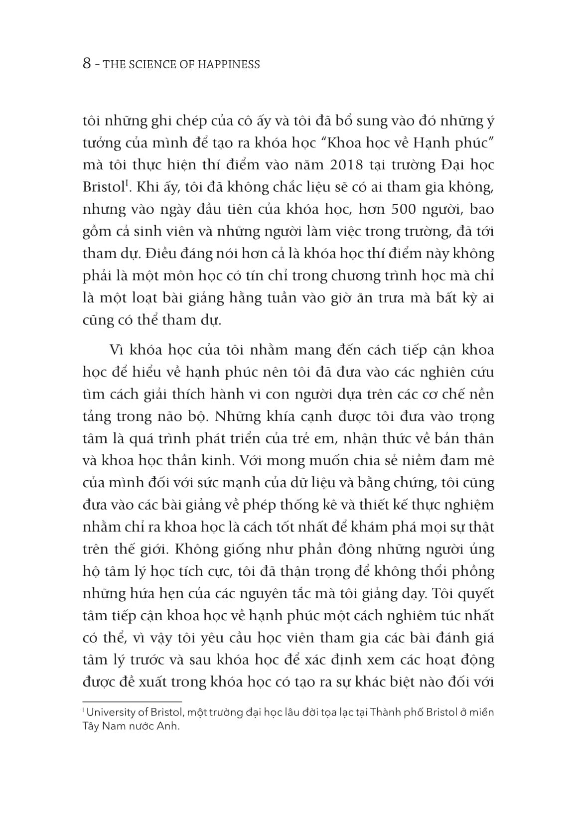 Cội Nguồn Của Hạnh Phúc - The Science Of Happiness - Seven Lessons For Living Well - GS Bruce Hood