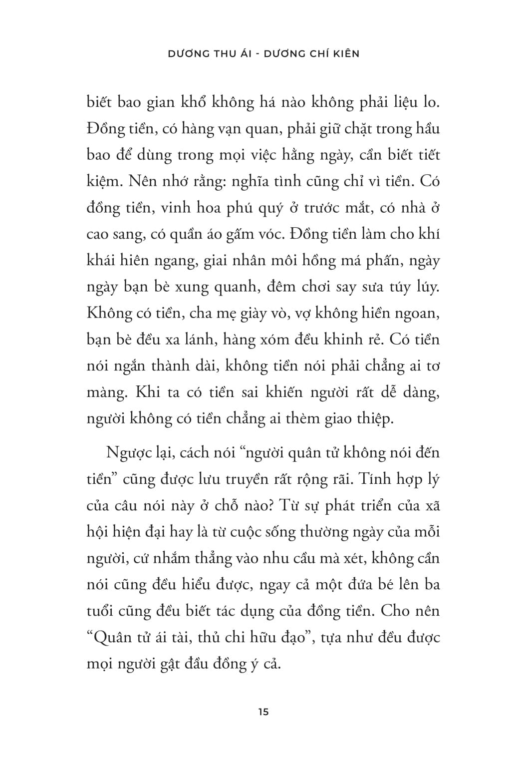 Đạo Lý Cổ Nhân - Đạo Làm Giàu - Dương Thu Ái