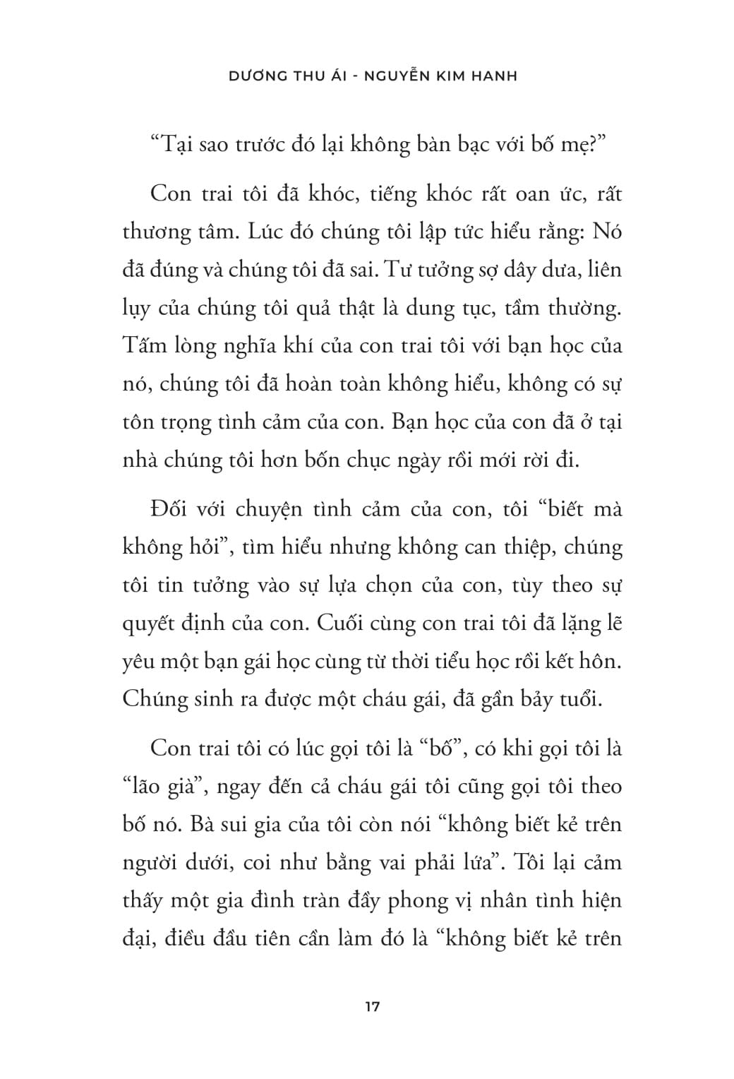 Đạo Lý Cổ Nhân - Đạo Gia Đình - Dương Thu Ái