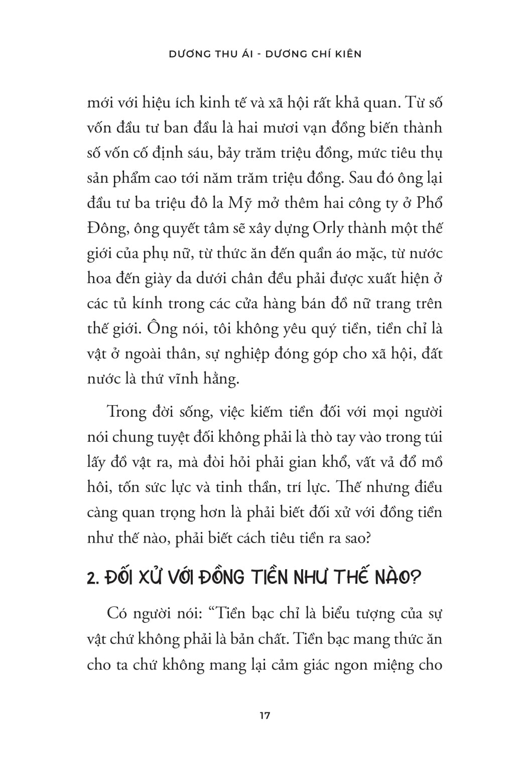 Đạo Lý Cổ Nhân - Đạo Làm Giàu - Dương Thu Ái
