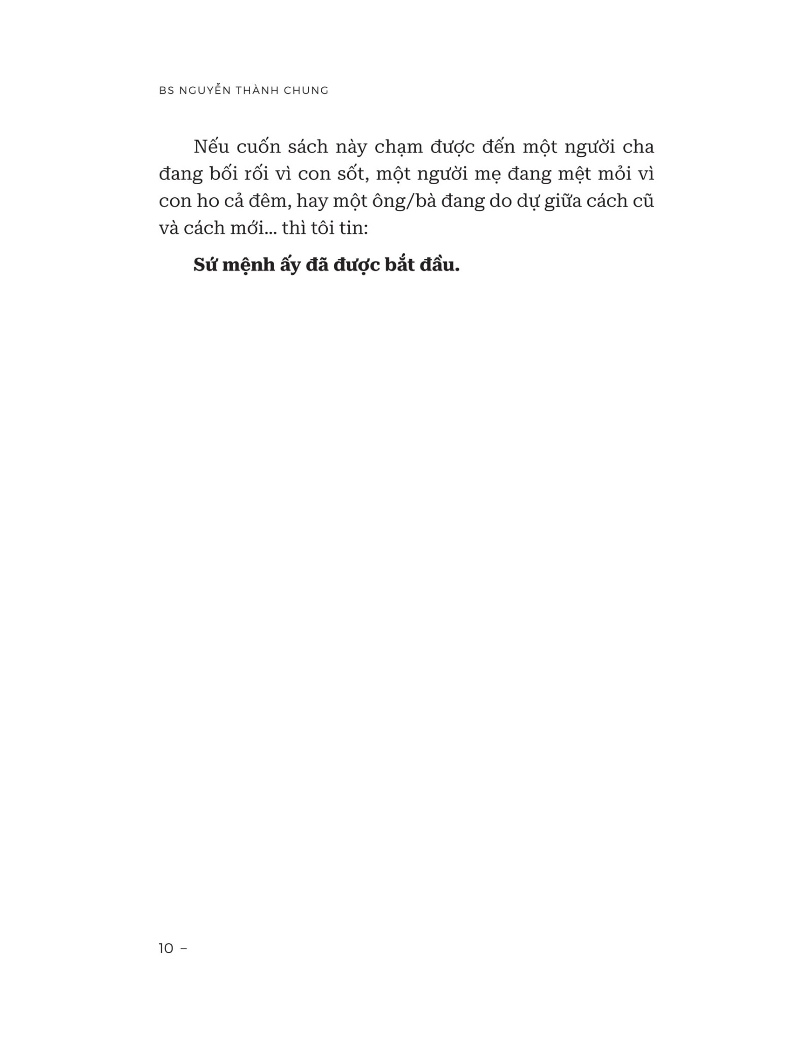 Bố Mẹ Là Thần Y Của Tớ - 
BS. Nguyễn Thành Chung