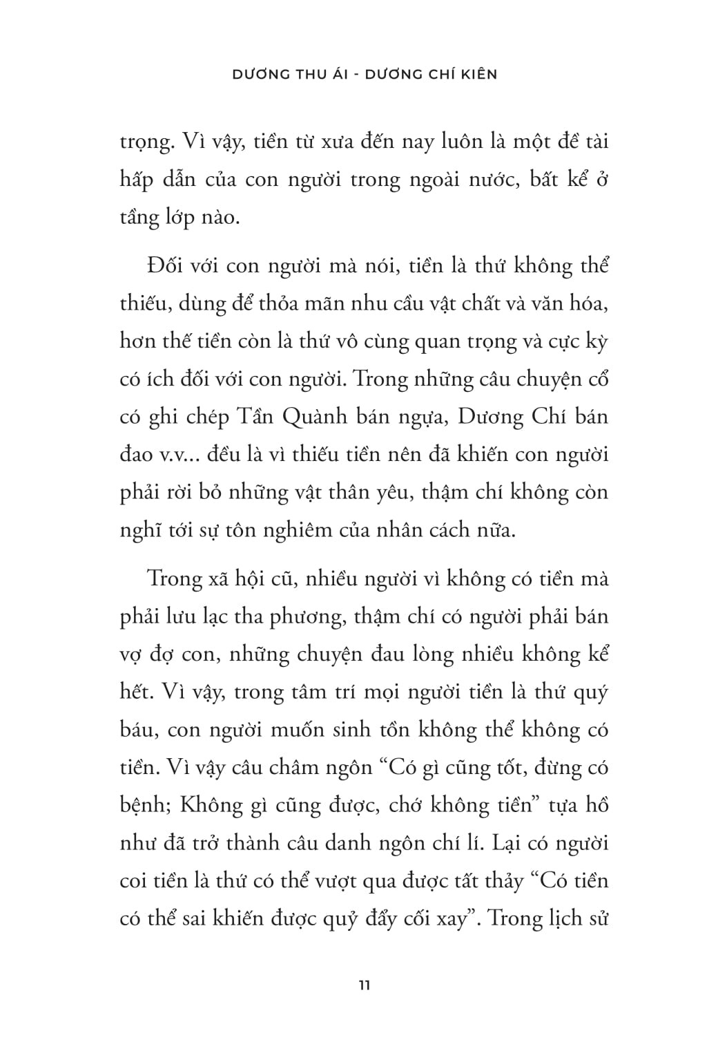 Đạo Lý Cổ Nhân - Đạo Làm Giàu - Dương Thu Ái